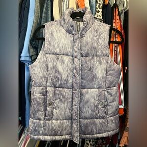 Michael Kors Gray Quilted Puffer Vest
